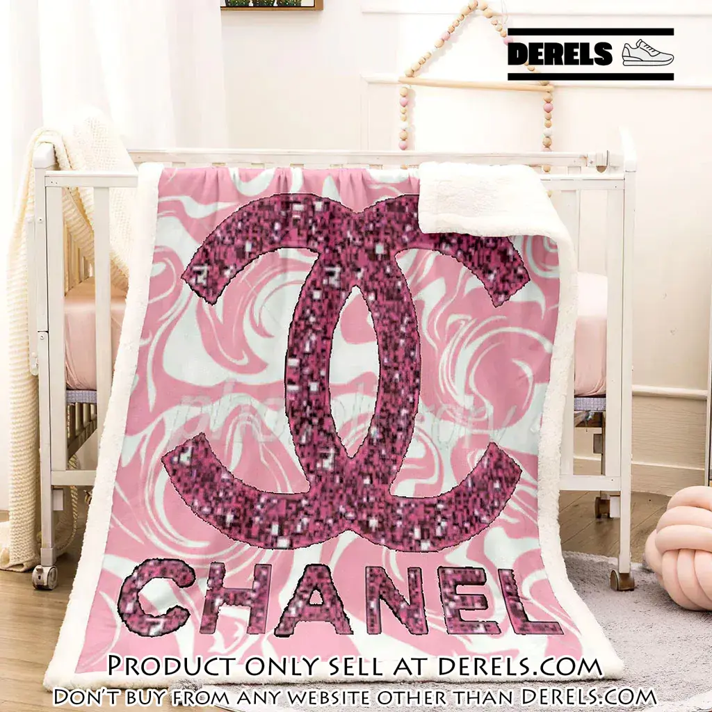 Chanel pinky luxury brand premium blanket fleece home decor dr1319102